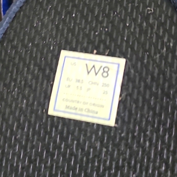 Rothy's Original Slip On Sneakers Anchor Blue & White Sailor Size 8 - Picture 6 of 8